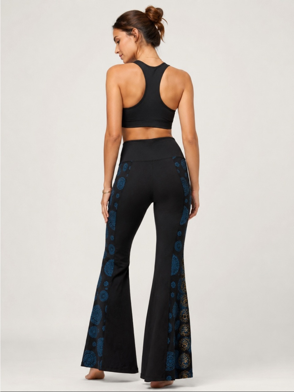 Mystic Closet Black Flare Leggings Yoga Pants Flare new with tags